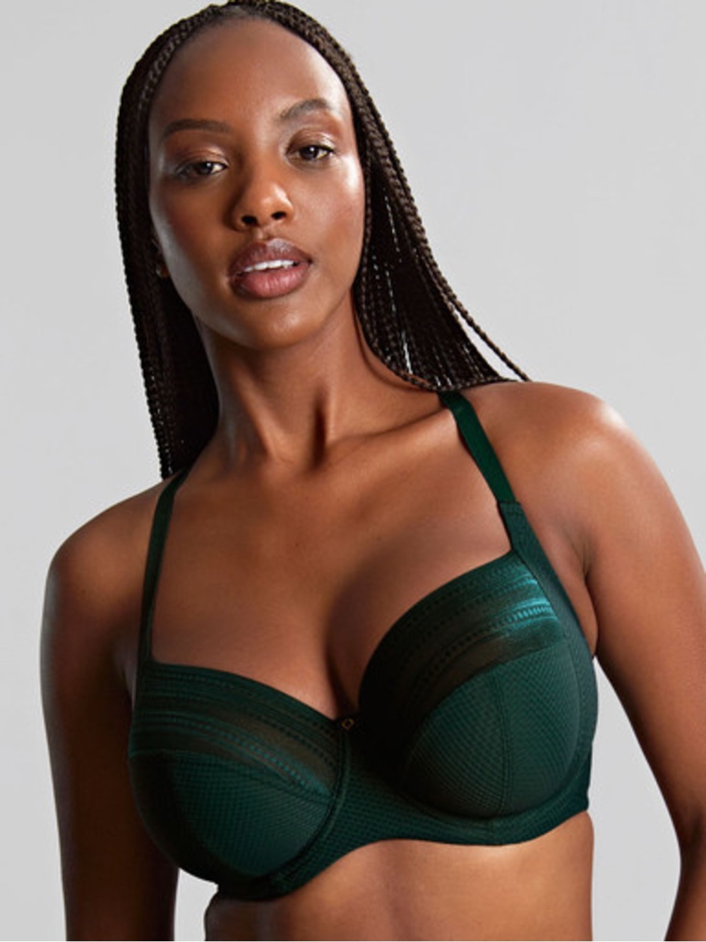 LNWOT Panache Serene Side Support Bra Emerald Green US 36I UK 36G